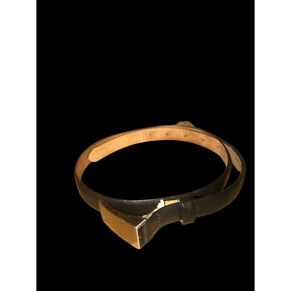 J Crew Women's Black Belt SZ M - Picture 5 of 9